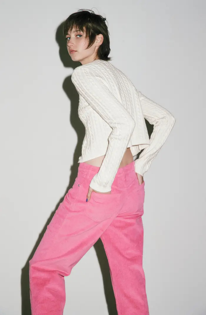 Cable Crewneck Cardigan | Nordstrom