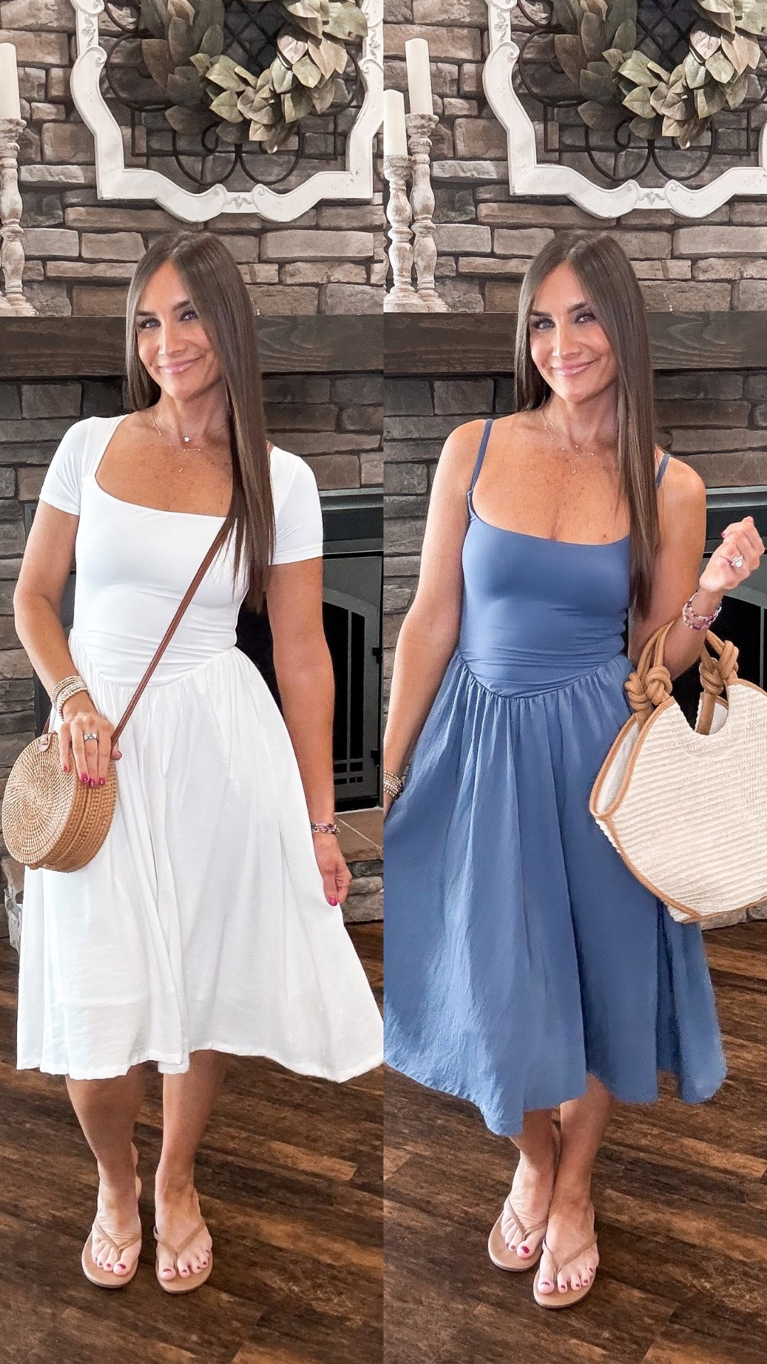 A couple of dresses I’m loving right now for summer. The v drop waistline is so flattering, the bottom is so flowy, and it comes in a variation of sleeve lengths. These dresses would work for MDW and the 4th of July. 

Wearing size medium in dresses, size up fits very snug but is very stretchy too.

#howtostyle #effortlesscasual #everydaycasual #comfycasual #everydayoutfit #affordablestyle #effortlesscasual #springoutfits #springoutfitideas #springoutfitinspo #springoutfit #summeroutfitideas #summeroutfitinspo #casualsummeroutfits #casualoutfitideas #dressobsessed #springdress #springdresses #summerdress #summerdresses #whitedress #whitedresses #resortdress #casualdresses #patrioticfashion #4thofjulystyle #vacationwear

#LTKgrwm #LTKmomlife #LTKootd