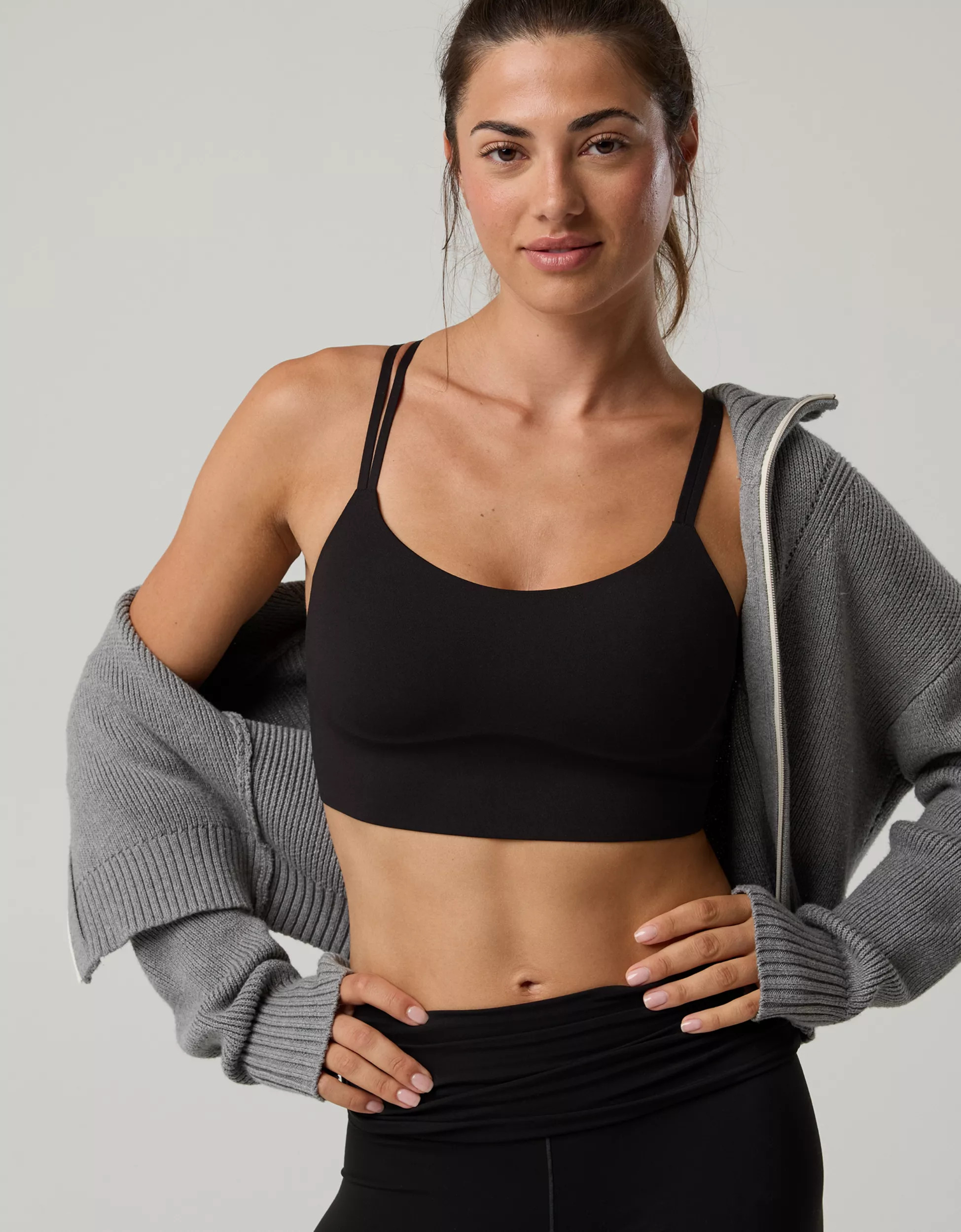 OFFLINE By Aerie Real Me Hold Up! Layered Sports Bra | Aerie