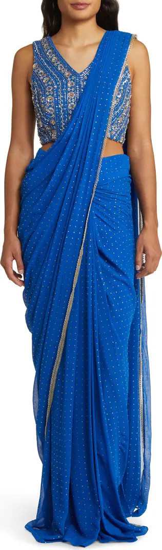 Zian Drape Saree | Nordstrom