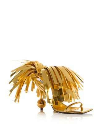 Women's Mirror Effect Fringe Sandals | Bloomingdale's (AU)