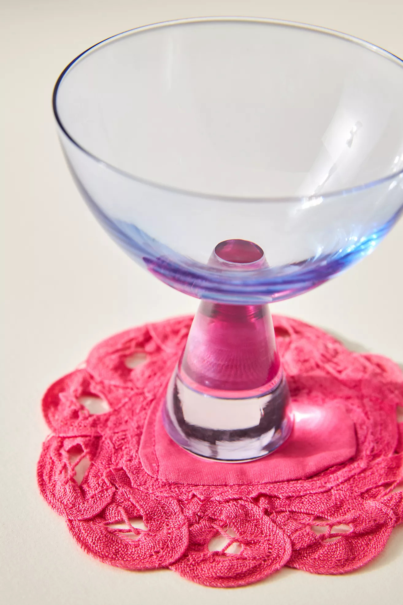 Battenburg Heart Coasters, Set of 4 | Anthropologie (US)