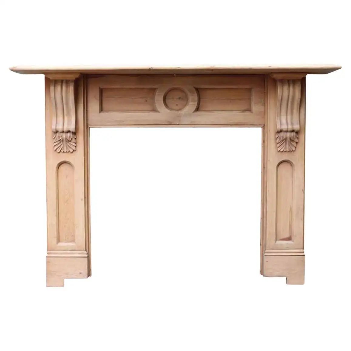 Victorian Corbelled Pine Fire Mantel For Sale at 1stDibs | 1stDibs