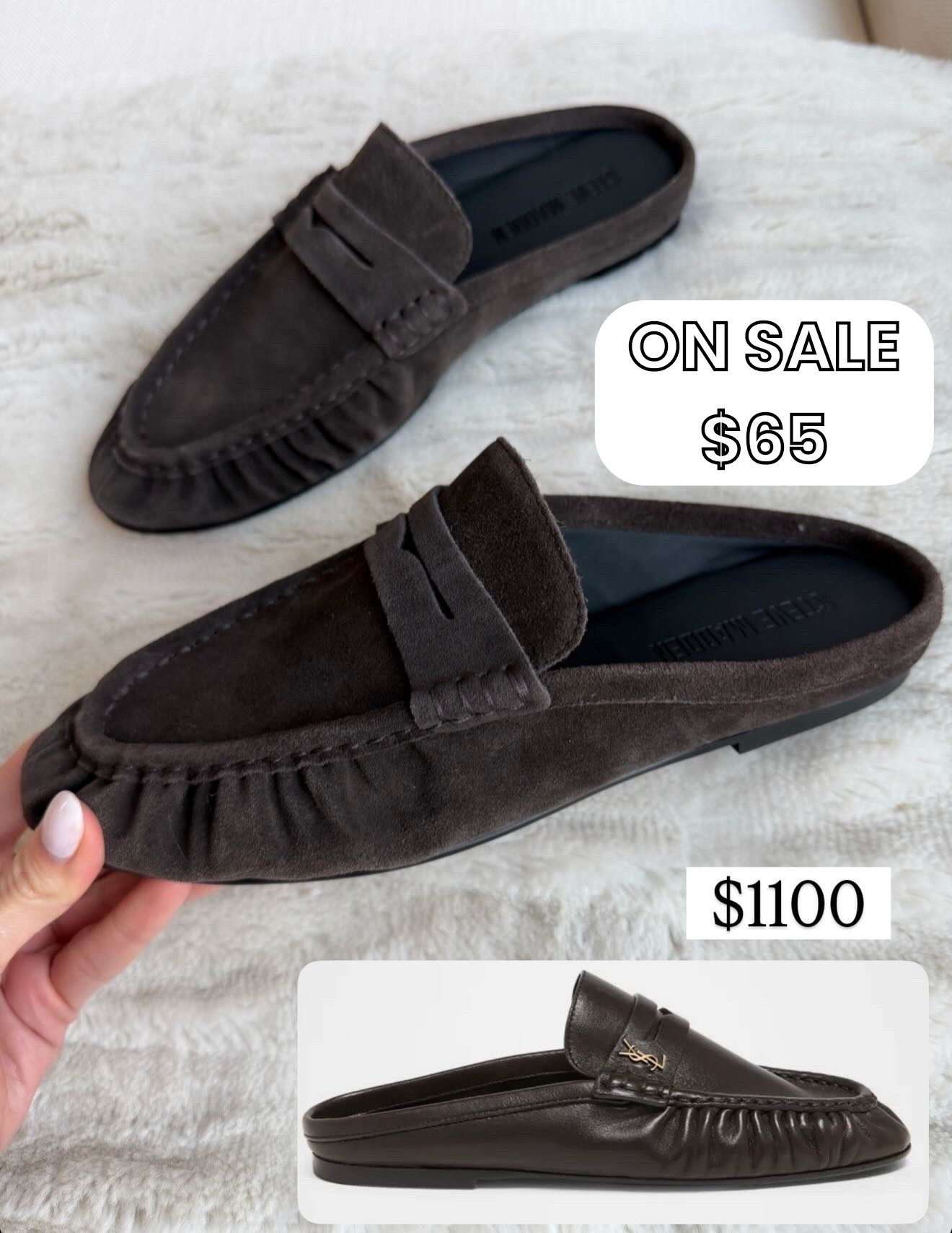 Steve Madden loafers 40% off, sale price $65.

#LTKSaleAlert #LTKOver40