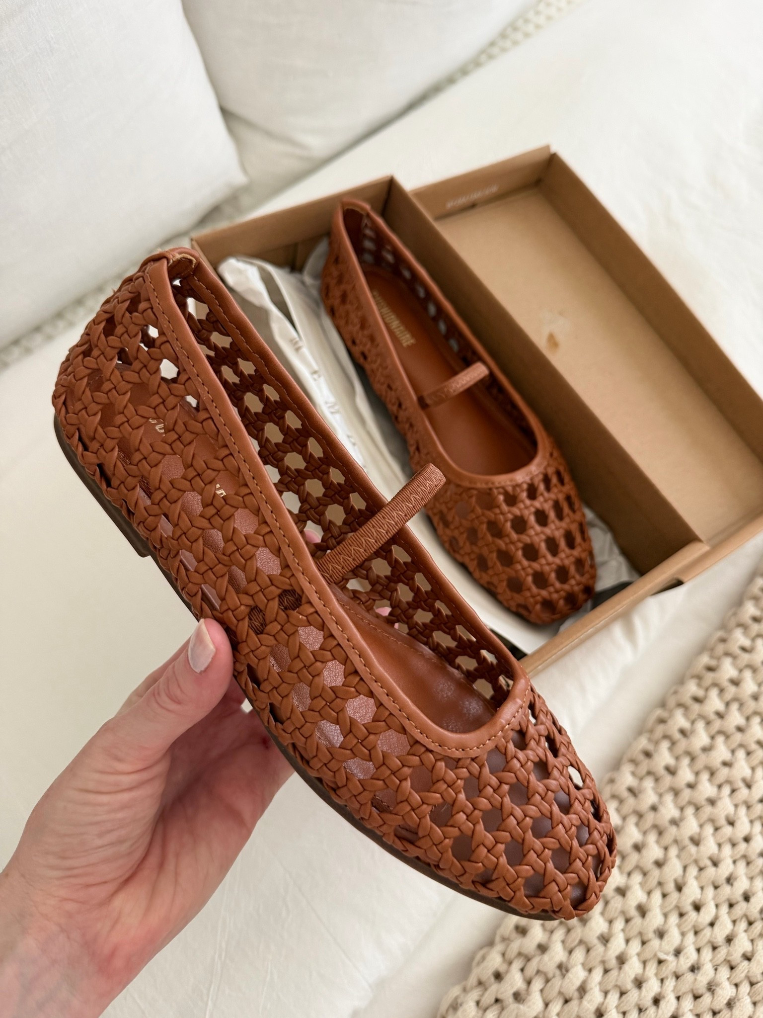 cutest affordable mary jane flats that go perfectly with summer dresses 🤎 size up 1/2