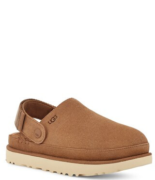 Goldenstar Versatile Platform Suede Clogs | Dillard's