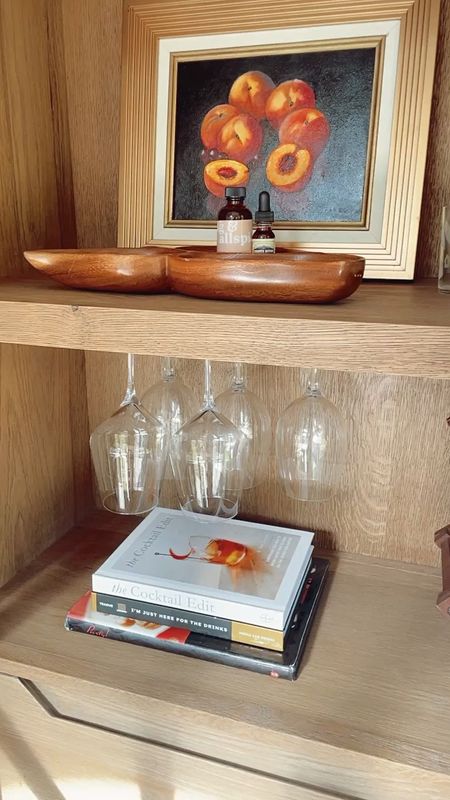 We installed this wine glass holder in our home bar cabinet and it’s perfect! 👏🏻

#ltkhome #homebar #barcabinet #curiocabinet #displaycabinet #diningroom #cocktails 