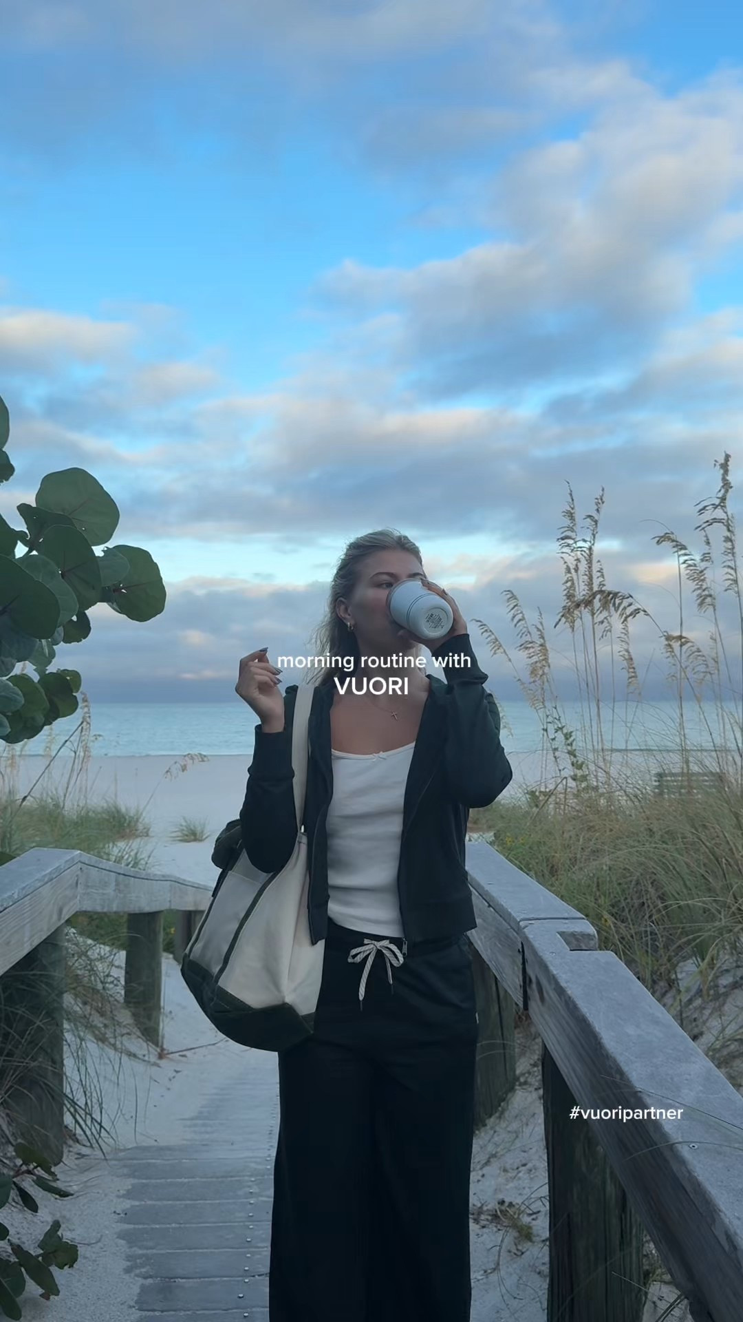 Mornings are better in Vuori's DreamKnit™️ Collection @vuoriclothing #vuoripartner 