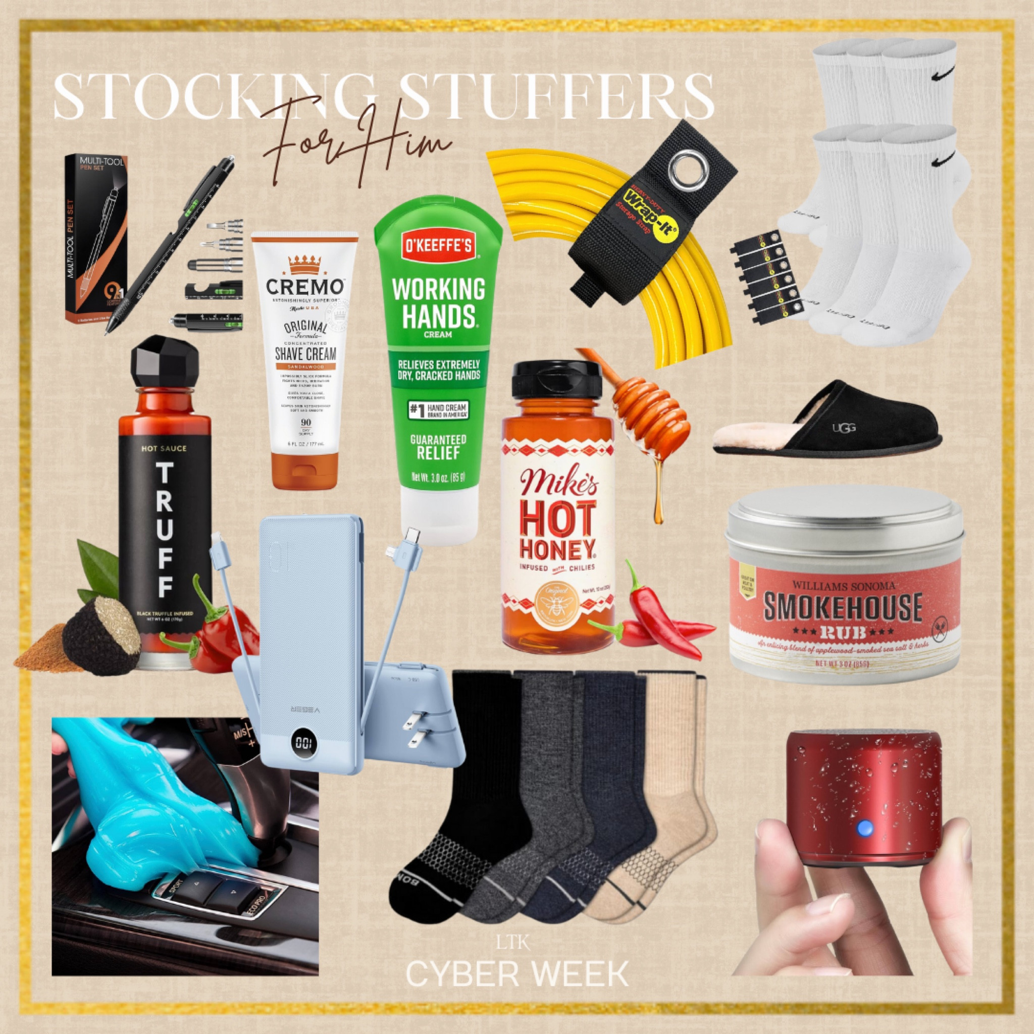 Stocking stuffers for him 

#LTKGiftGuide #LTKHoliday #LTKCyberWeek
