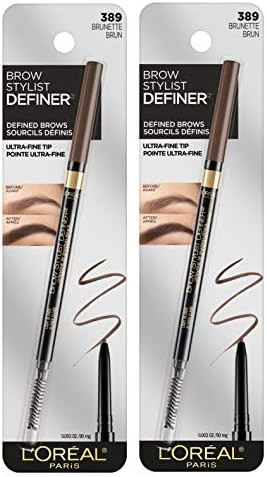 L'Oreal Paris Makeup Brow Stylist Definer Waterproof Eyebrow Pencil, Ultra-Fine Mechanical Pencil... | Amazon (US)