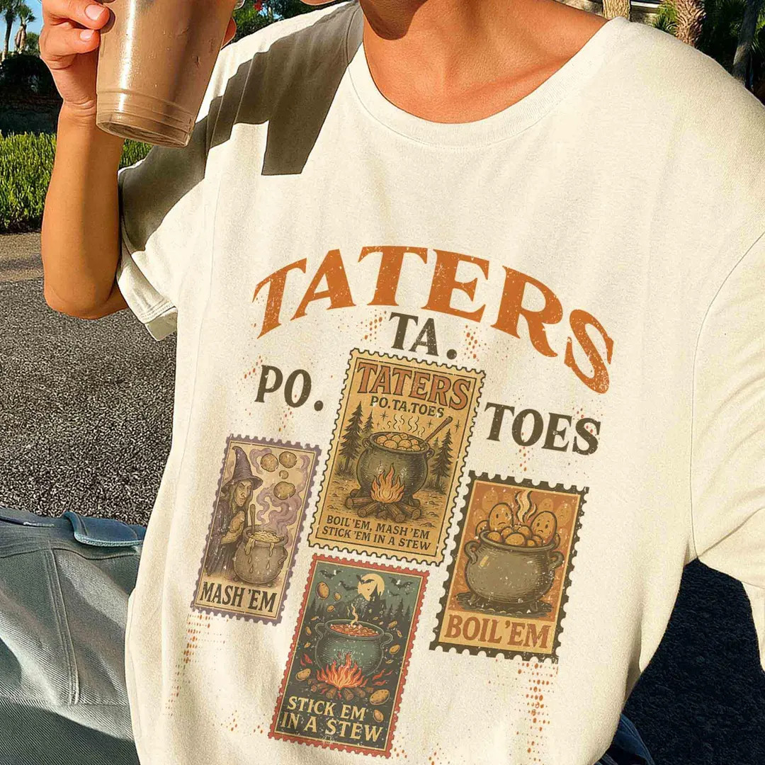 Potatoes shirt Boiled Potatoes Potato Comfort Colors tee lotr Book Tee lord of the rings Tolkien ... | Etsy (US)