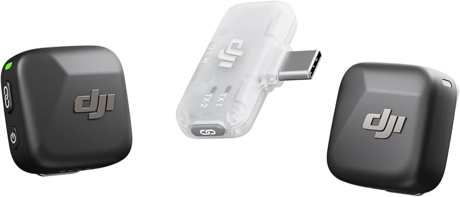 DJI Mic Mini (2 TX + 1 Mobile RX), Wireless Lavalier Microphone for iPhone 17/16/15 & Android/PC/... | Amazon (US)