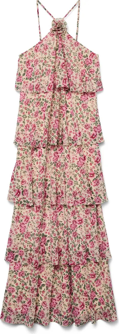 Lana Ruffle Tiered Halter Dress | Nordstrom Rack