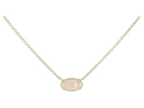 Kendra Scott® Grayson Stone Pendant Necklace – Brass Construction – 14K Gold Plating – Lobster Clasp Gold Rose Quartz One Size One Size | Amazon (US)