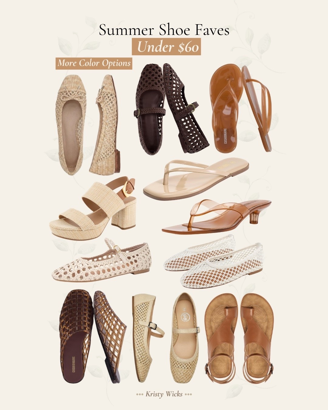Summer Shoe Faves Under $60!

#LTKTravel #LTKWorkwear