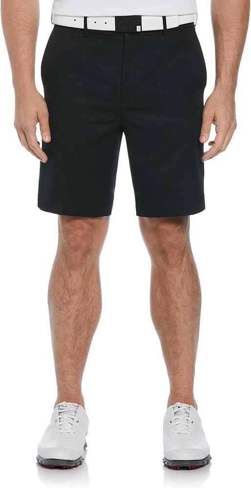 PGA TOUR Men's 9" Golf Shorts with Expandable Waistband, Flat Front, Moisture-Wicking, Sun Protec... | Amazon (US)