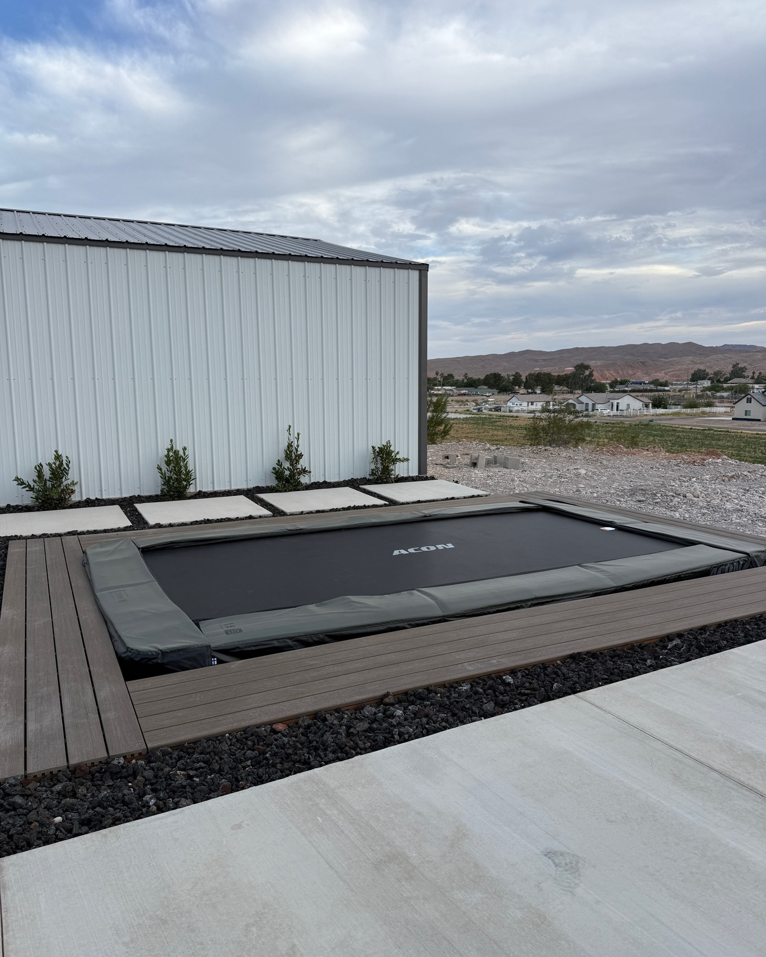 In ground trampoline area. Fun for the kids and aesthetically pleasing.

#LTKKids #LTKHome #LTKActive