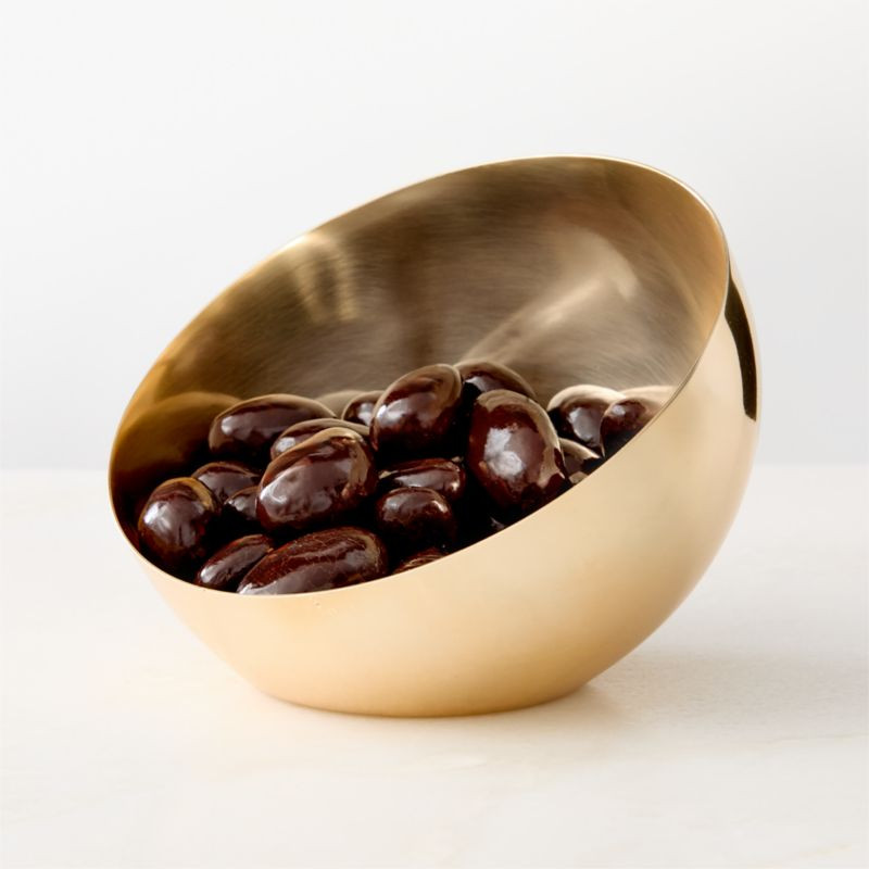Hera Bronze Serving Bowl Small | CB2