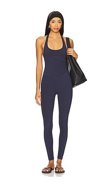 FORM Halter Onesie in Navy from Revolve.com | Revolve Clothing (Global)