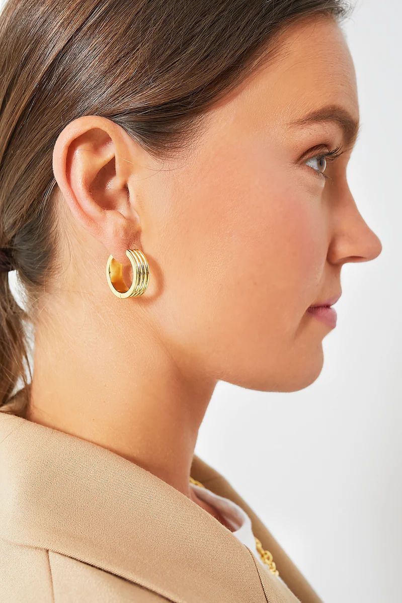Gold Large Infinity Hoop Earrings | Tuckernuck (US)