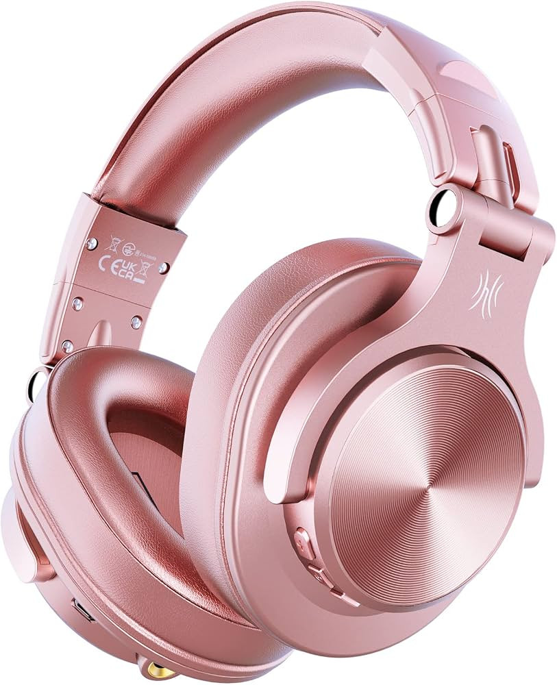 OneOdio A70 Bluetooth Over Ear Headphones for Women and Girls, Pink DJ Headphones, Wired Wireless... | Amazon (US)