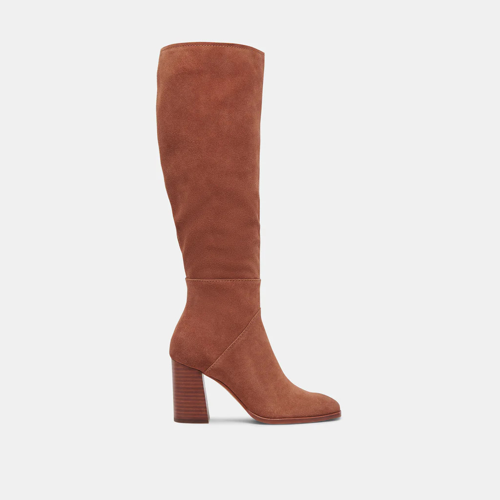 FYNN BOOTS DK BROWN SUEDE | DolceVita.com