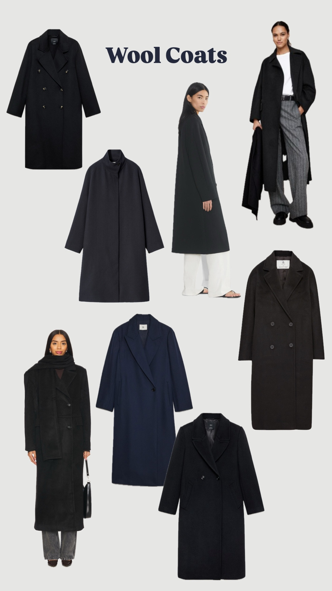 Wool Coats 🖤💙

#LTKStyleTip #LTKSeasonal