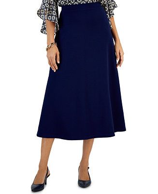 Kasper Women's Pull-On A-Line Maxi Skirt & Reviews - Skirts - Women - Macy's | Macys (US)