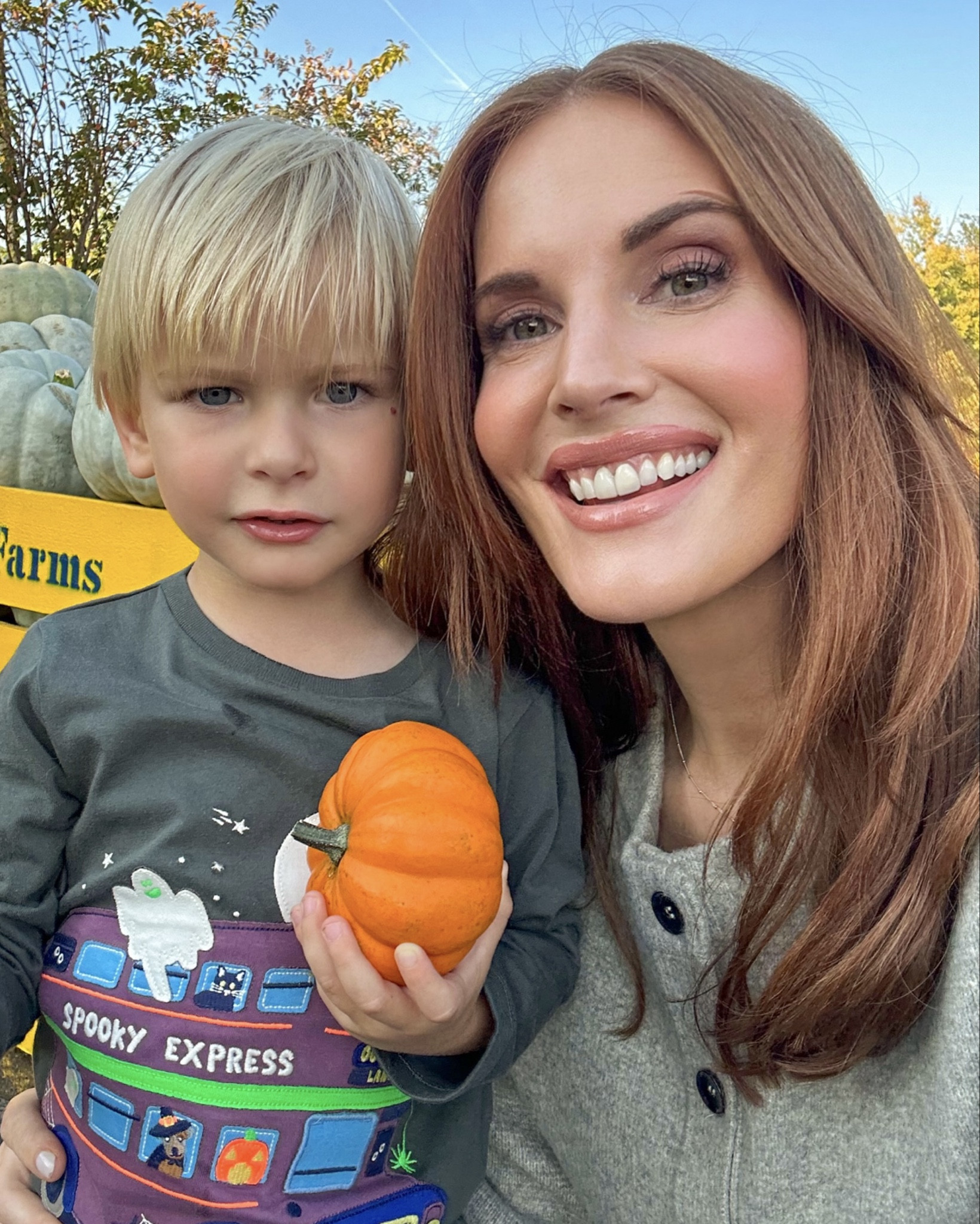 First pumpkins of the season and the sweetest Spooky Express shirt to match 🧡 Perfect toddler boy fashion for fall + Halloween!


toddler boy fashion, fall toddler outfit, Halloween toddler outfit, spooky season style, pumpkin patch outfit

#LTKSeasonal #LTKHalloween #LTKKids