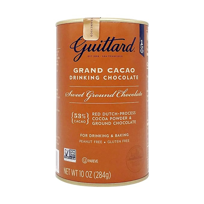 Guittard Chocolate Grand Cacao Drinking Chocolate, 10 oz | Amazon (US)