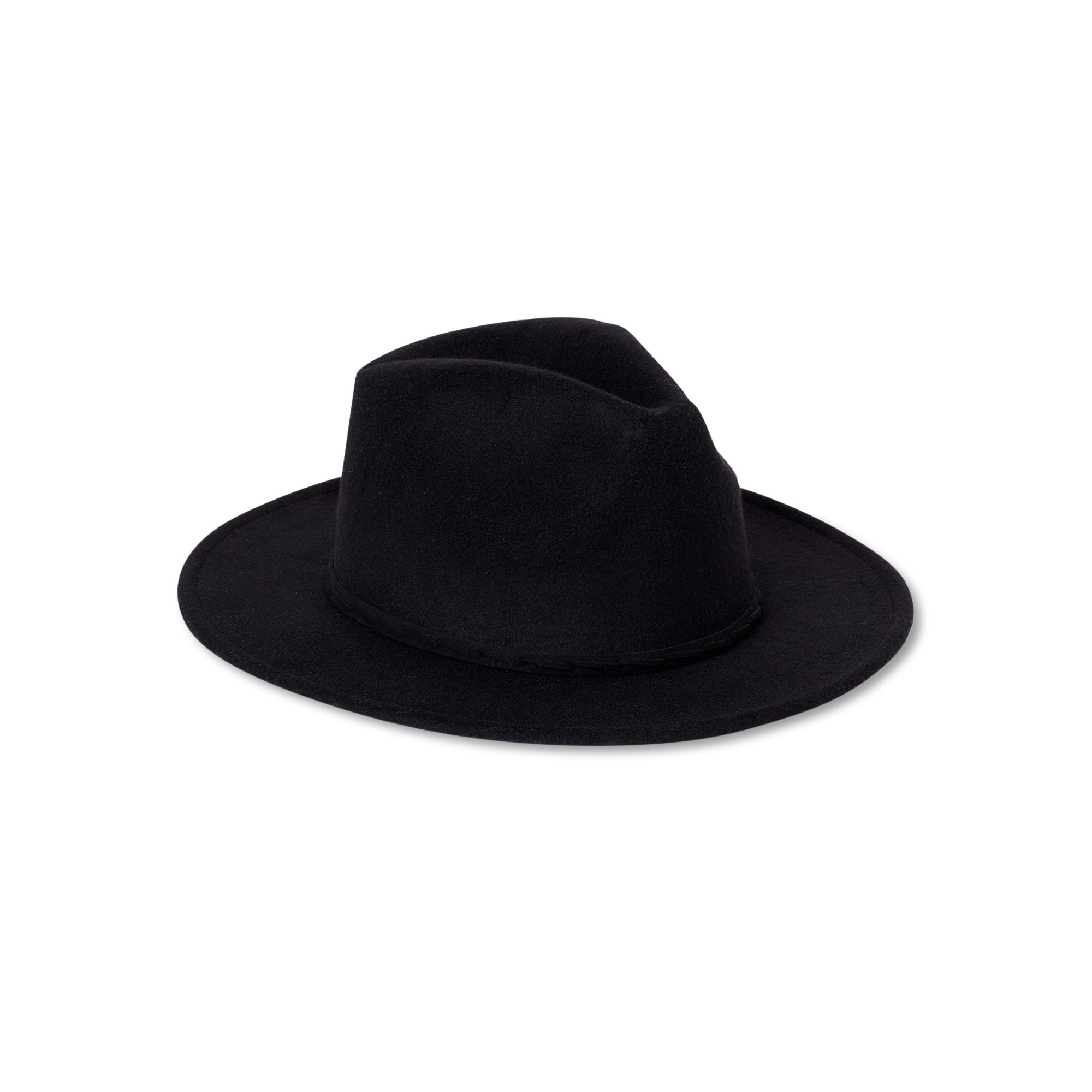 Time and Tru Fedora with Braid Trim | Walmart (US)