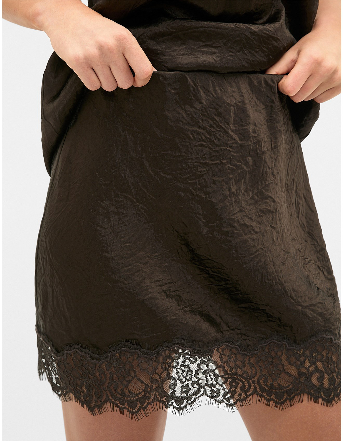 SEED HERITAGELACE TRIM MINI SKIRTPrice $149.95$149.95 | David Jones (Australia & New Zealand)