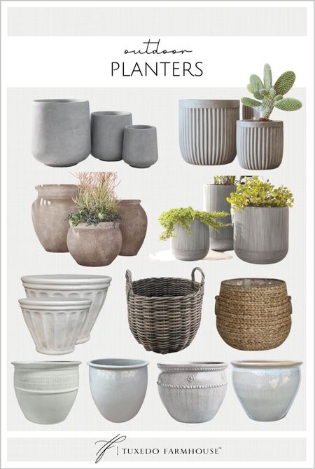 Outdoor planters, porch decor, patio decor, basket planters, porch planters, patio planters. 

#ltkunder50
#ltkunder100

#LTKFind #LTKSeasonal #LTKhome