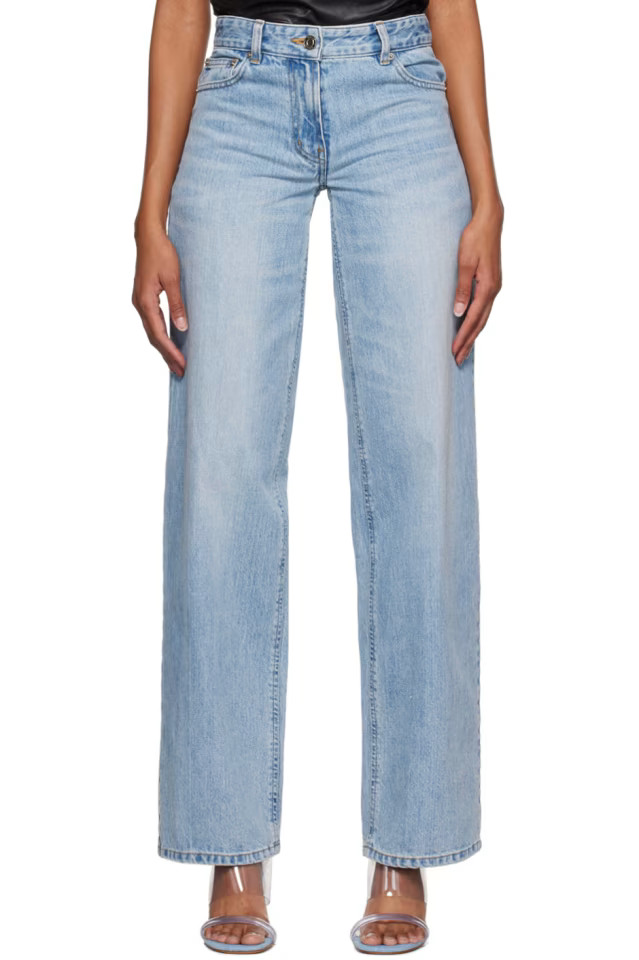 Blue Faded Jeans | SSENSE