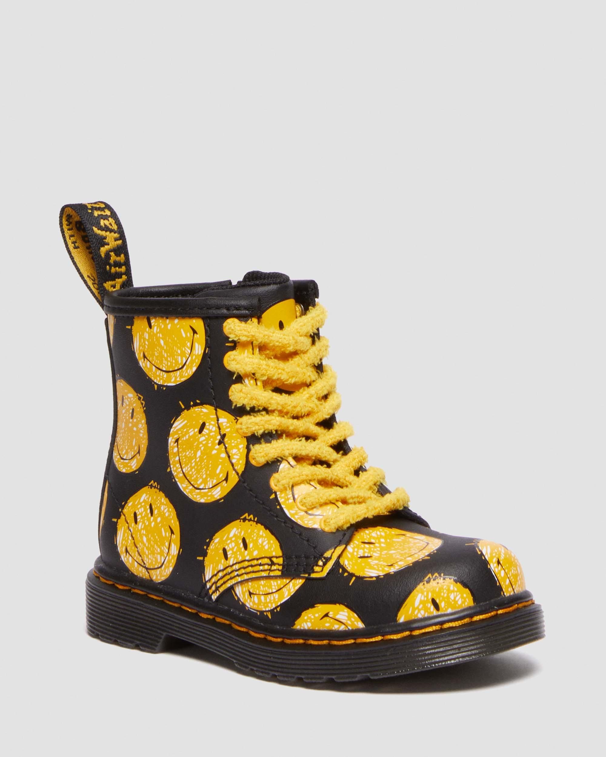 Toddler 1460 Smiley® Hydro Leather Lace Up Boots | Dr. Martens