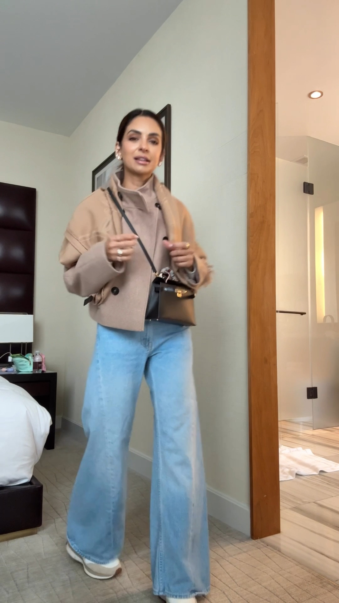 Obsessed with this new trending denim! Wearing my true size 24 in the petite length which fits so perfectly for me, I'm 5'1.5 for ref. 

#LTKgrwm #LTKootd