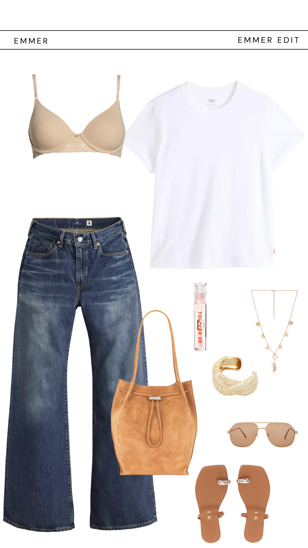 elevated casual jeans and tee outfit 

 #LTKSpringSale #LTKootd #LTKOver40