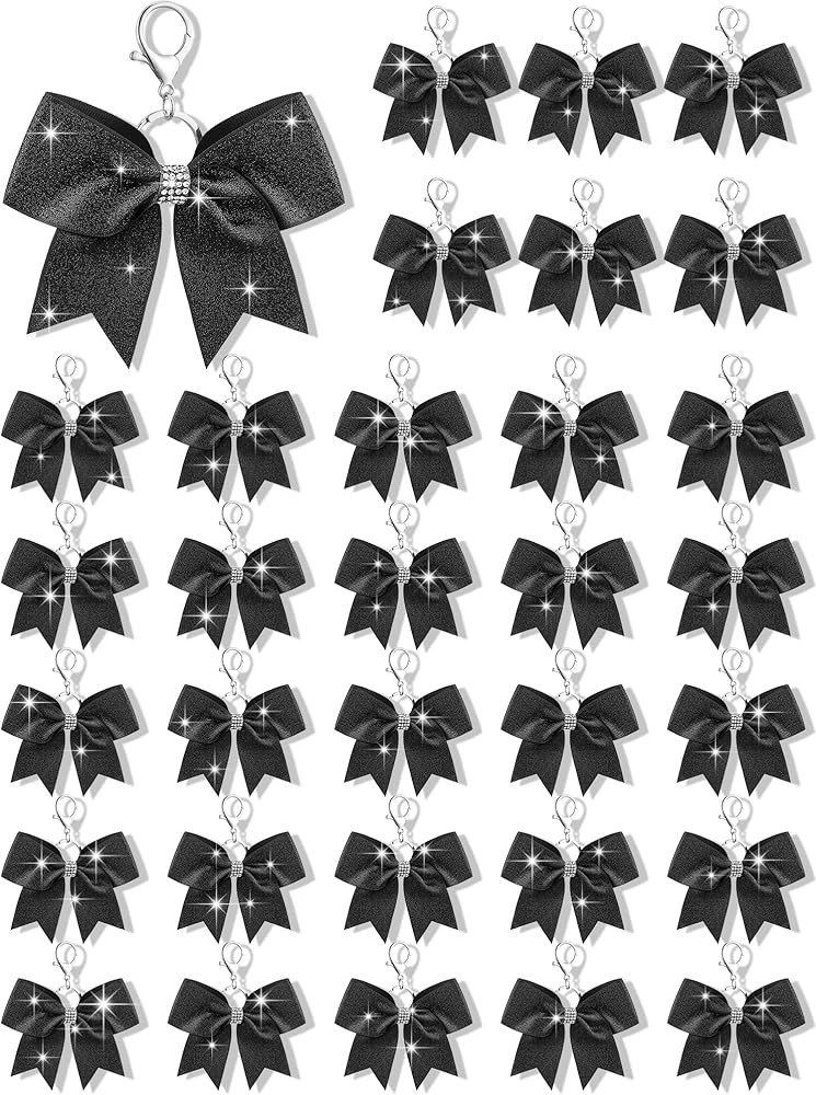 Tondiamo Cheer Bow Keychain Cheer Keychain with Rhinestones Cheerleader Keyrings for Teen Cheerle... | Amazon (US)