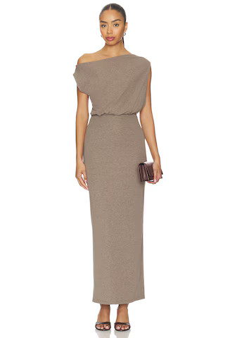 superdown Cecilia Maxi Dress in Grey. - size XL | Revolve Clothing (Global)