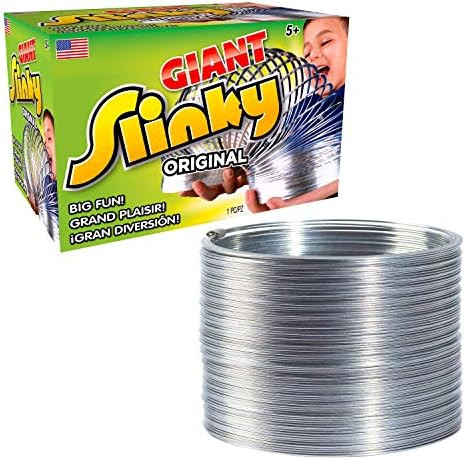 The Original Giant Slinky Walking Spring Toy, Metal Slinky, Toys for 3 Year Old Girls and Boys, P... | Amazon (US)