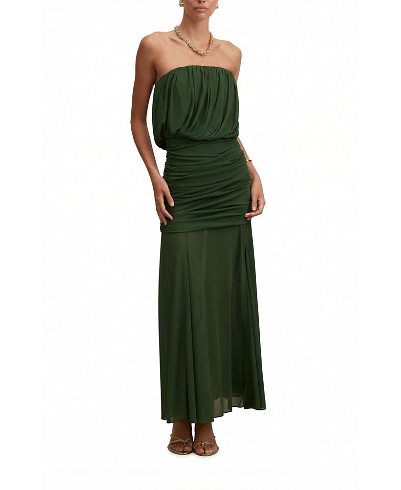 Ever New Women's Lyra Bandeau Draped Maxi Dress | Bloomingdale's (US)