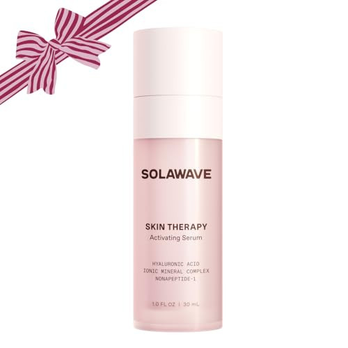Solawave Wand Skin Therapy Activating Serum | Hyaluronic Acid and Peptides | Enhance Skincare Device Results | Hydrating Microcurrent Galvanic Current | Wrinkle Smoothing | Amazon (US)
