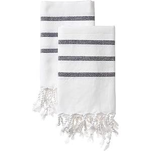 MyMesken- Cotton Turkish Hand Towels for Bathroom and Kitchen , Kitchen Towels- Bathroom Towels- ... | Amazon (US)