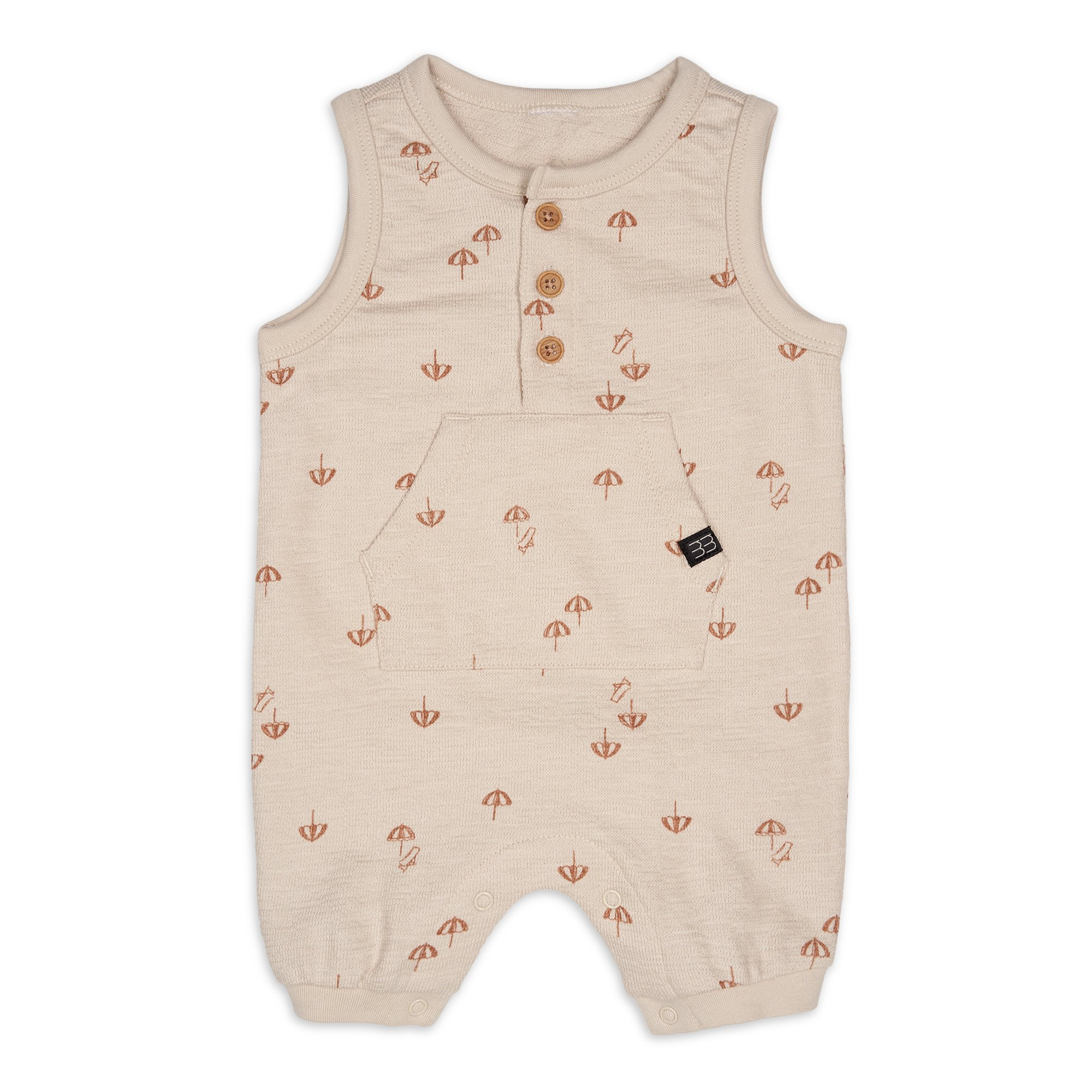 Modern Moments by Gerber Baby Boy Sleeveless Romper, Sizes 0/3 Months - 24 Months | Walmart (US)