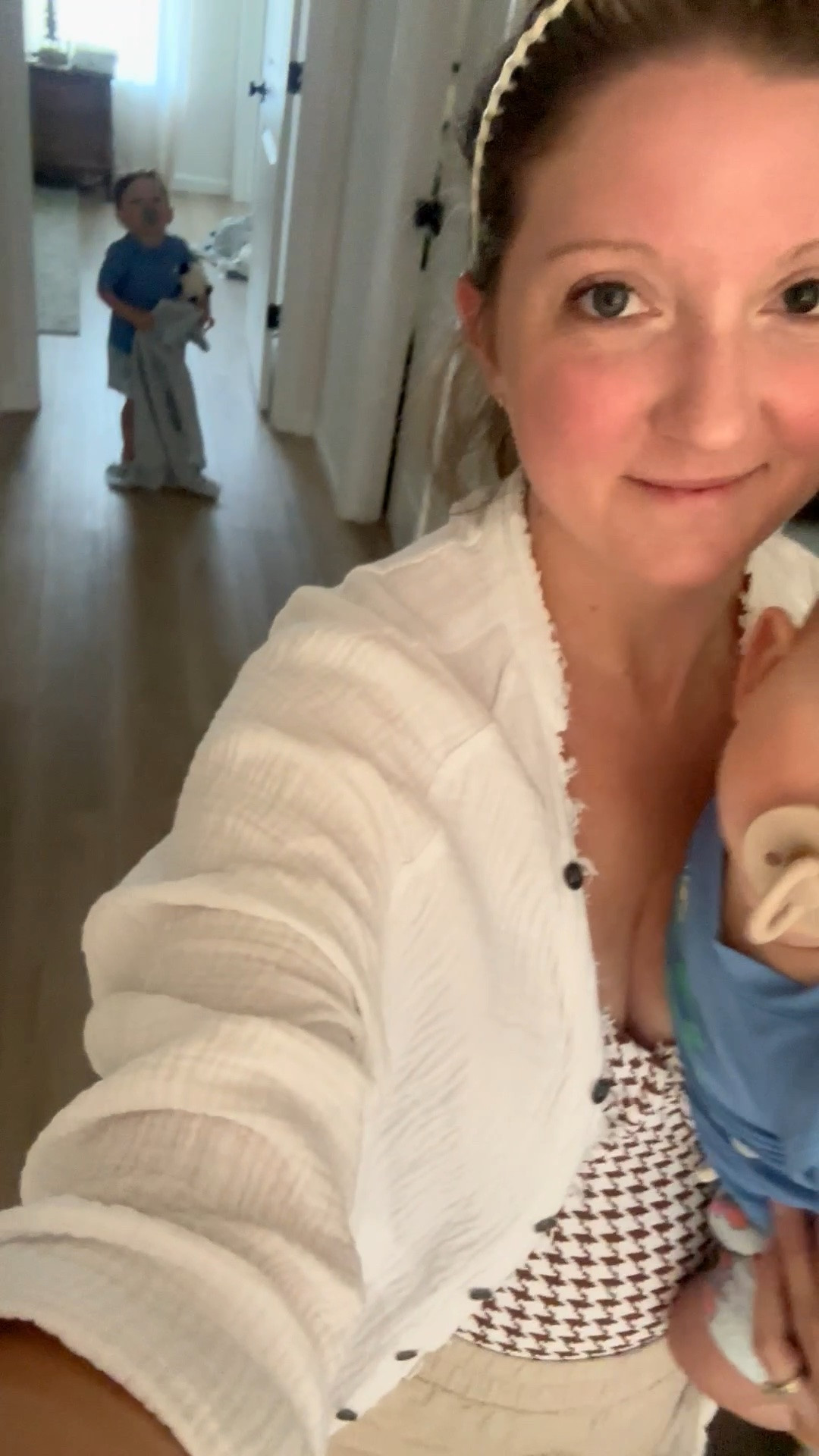 Cannot believe I didn’t get a better shot of this swimsuit. But linking it anyways because I love it! 
 
Postpartum swimsuit, postpartum mama, beach look

#LTKmomlife