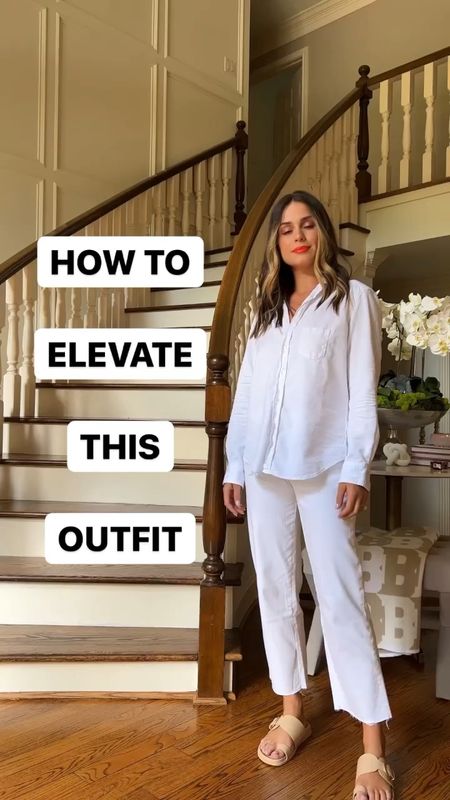 How to elevate this all white outfit for spring and summer! 

#LTKSeasonal #LTKstyletip #LTKFind
