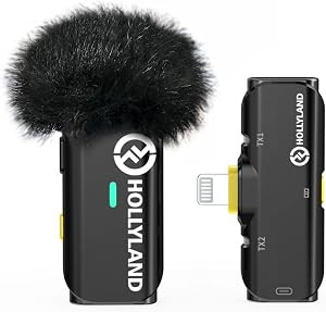 Hollyland Lark C1 Wireless Lavalier Microphone for iPhone, MFi Certified, Plug and Play, Noise Ca... | Amazon (UK)