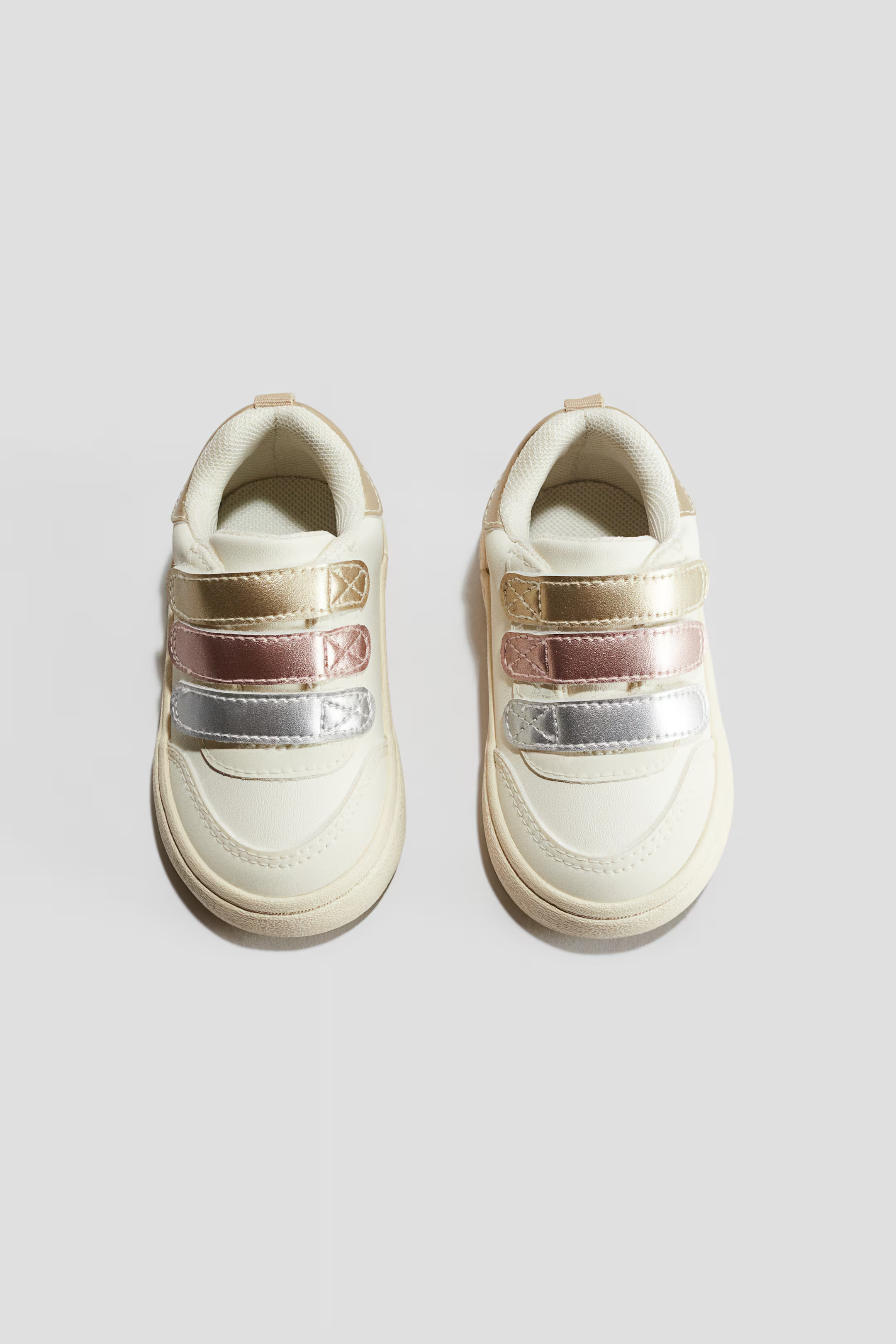 Sneakers - No heel - Cream/metallic shimmer - Kids | H&M US | H&M (US + CA)