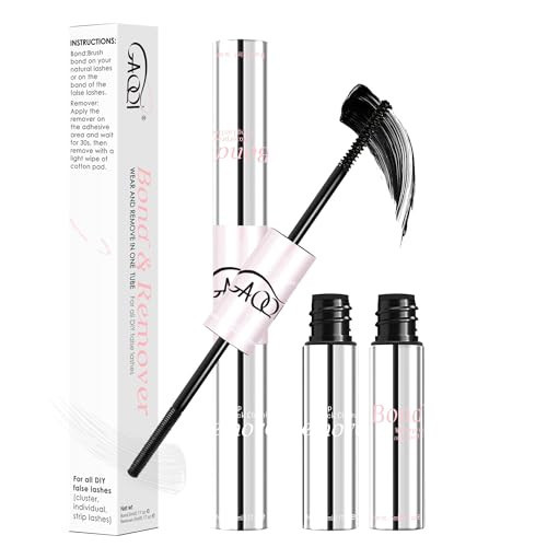 GAQQI Lash Bond and Remover 2 in 1, Waterproof Lash Cluster Glue & Lash Remover, Super Strong Eyelash Glue 72h+, Fast Removal No Residue | Amazon (US)