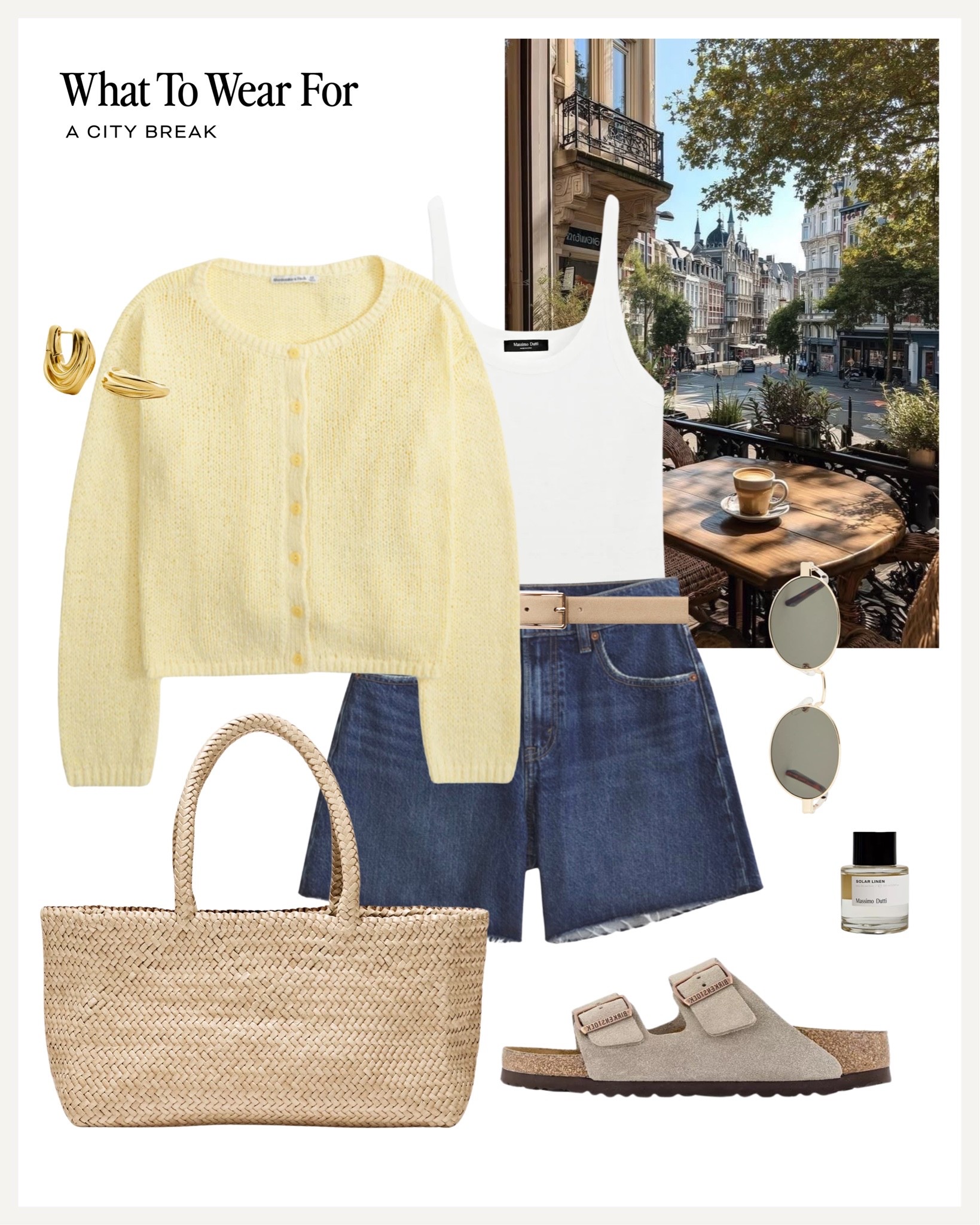 Summer holiday city break outfit ☀️